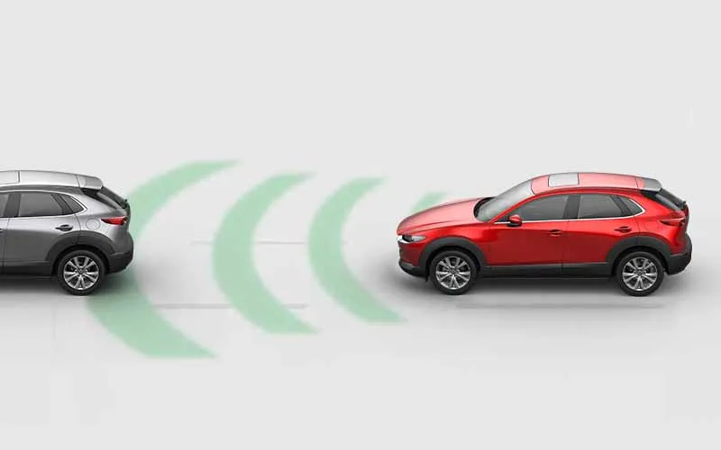 Mazda CX-30 — Asistencia Inteligente de Frenado Delantero (SBS) Mazda CX-30 — Asistencia Inteligente de Frenado Delantero (SBS)